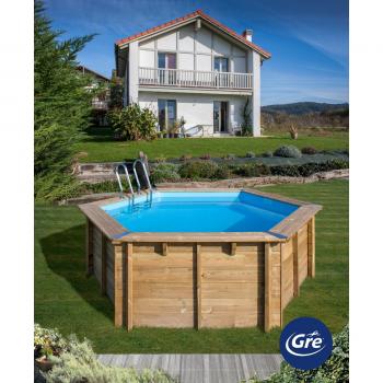 Echtholzpool GRE Vanille 2