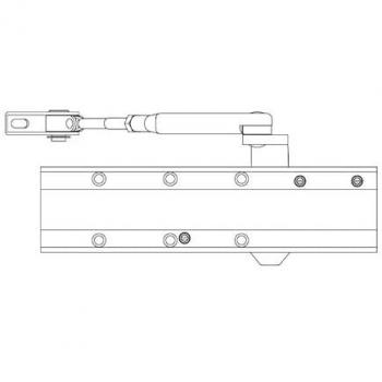 Sistema de Cierre de Puertas: Brazo F2‑4 Blanco, Modelo ESV7184B