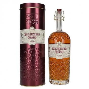 Grappa & Spirits – Poli Segretario di Stato Whisky 43 % vol. – Boîtier Tinbox (0,7 L)