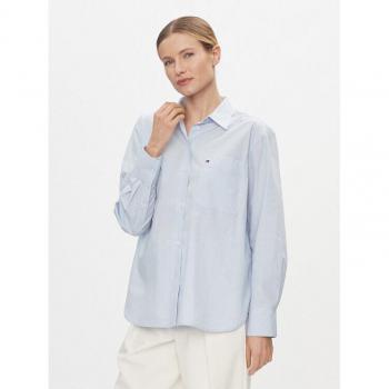 Chemise Bleu Tommy Hilfiger Coton Confort 38