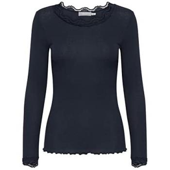 Fransa Herrenlangarmshirt Hizamond 2 mit feiner Spitze
