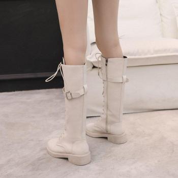 Botas de mujer en color negro y rojo, tallas 35-39