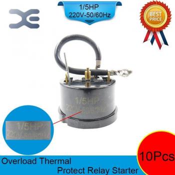10PCS 150W 220V Refrigerator Compressor Overload Protector