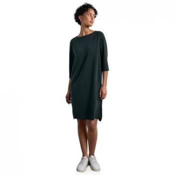 Street One Damen Sweatkleid Grün