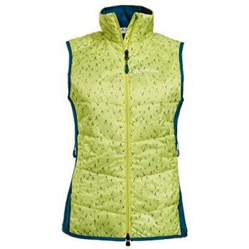 Vaude Sesvenna AOP III Damen‑Weste – Gelb, Größe 36 – Skitouren‑Modell