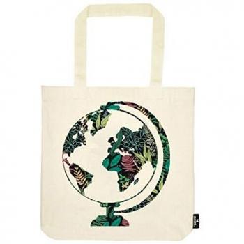 EcoMoses 100 % Baumwolle Shopper – Grüner Planet Edition