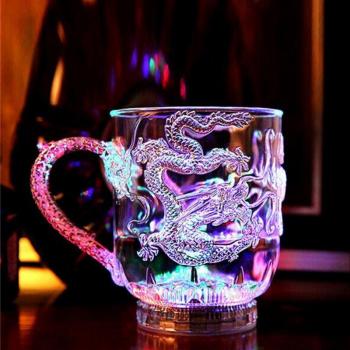 Tasse à induction avec effet lumineux