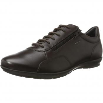 Geox Symbol A, Scarpe Oxford Uomo, 47 EU Marrone