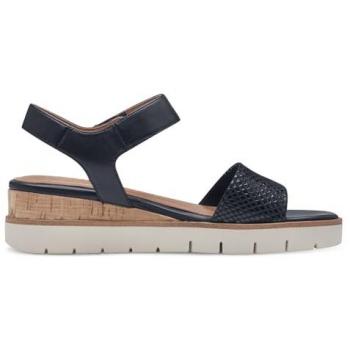 Tamaris Damen Sandalen 1-28203-42 Dunkelblau 38 Elegant mit leichtem Absatz