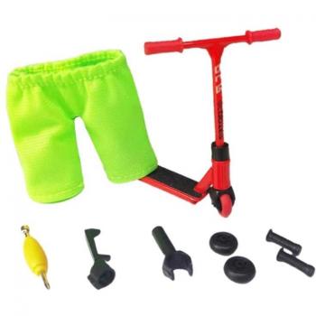 10-delige Set van Mini Fietsen en Scooters voor Vingerpoppen