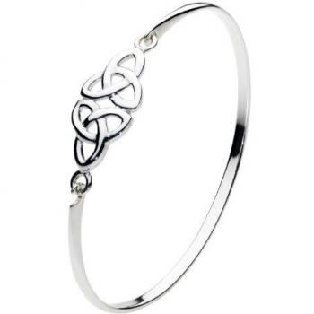 Heritage Women's 7215HP Celtic Double Trinity Knot Bangle (Sterling Silver)