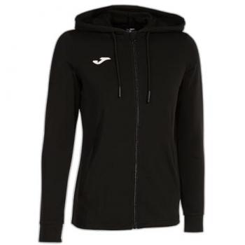 Blusa Deportiva Negra con Cremallera y Capucha Sculpture II
