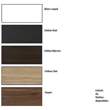 Siena 120 cm armadietto bagno con specchio, finitura noce