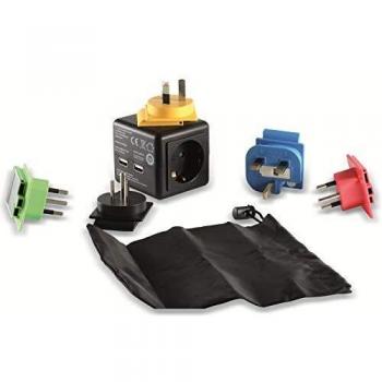 S/CONN Smart Travel Plug with 2x USB Charging Ports