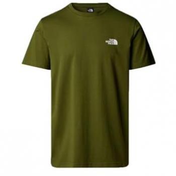 Simple Dome T-Shirt The North Face Verde Azeitona Escuro L