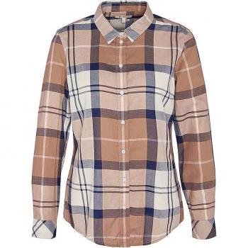 Barbour LSH1353 Camel‑Bluse – 38