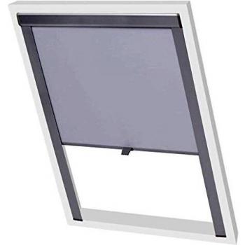 Rideau Enroulable Opaque Blanc VidaXL 206 pour Toit de Fenêtre