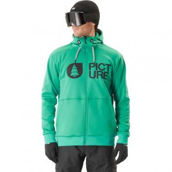 Picture Park Zip Tech Hoodie in Spectra Grün Größe L