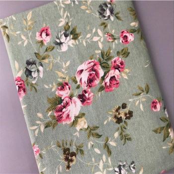 Estampado Floral en Algodón y Lino Ancho 150 cm