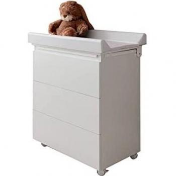 Bagnetto e Cassettiera Made in Italy – Modern Baby Collection Bianco