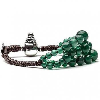 Bracciale Dulba Tamashii in agata verde BHS1500-12