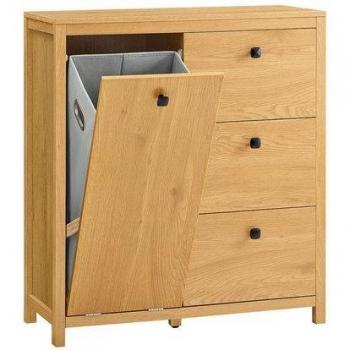 Armoire à Linge SoBuy avec 3 Tiroirs et Panier