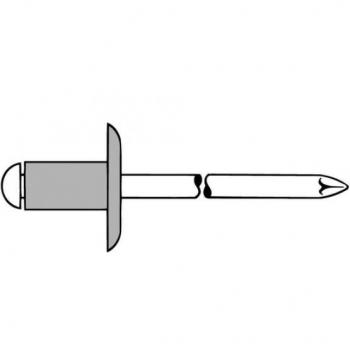 Gros rivet aveugle Gesipa (Al/Ac), 5 × 14 mm, type K 11, pack de 500 unités