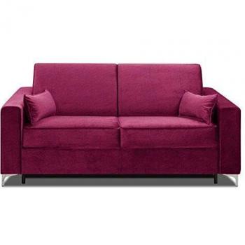 Modèle Jackson Express 160 cm : Canapé Convertible BULTEX® avec sommier lattes 14 cm et tissu Tweed Rose