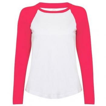 T-shirt Baseball a Maniche Lunghe Skinni Fit