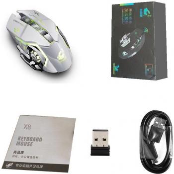 Mouse de Escritorio X8 Silencioso con USB