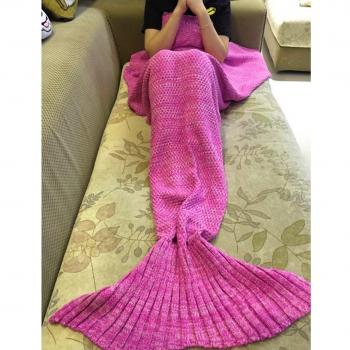 YOWAO Coperta Sirena in Maglia