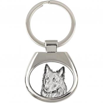 Belgian Sheepdog Keychain