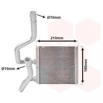 Radiateur de chauffage 13016700 modèle VAN WEZEL