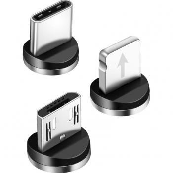 Cable Magnético Carga Express 1 m – MicroUSB & USB‑C