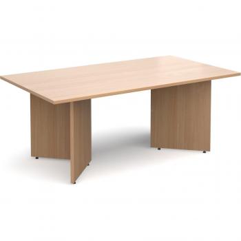 Dams Arrow Head Leg Rectangular Boardroom Table 1800mm X 1000mm