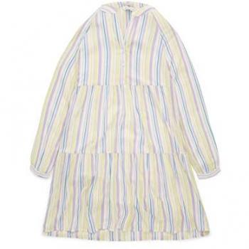 Tom Tailor Vestito per Bambina con Stampa a Strisce Verticali 128 cm