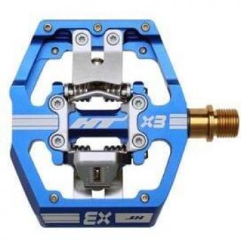 HT Components Pedali Automatici X3T Blu