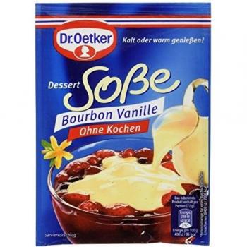 Dr. Oetker Bourbon Vanille Dessertsoße, 5er Pack (5 x 39 g)