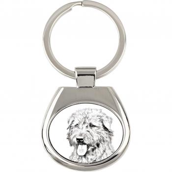 Glen of Imaal Terrier Print Keychain