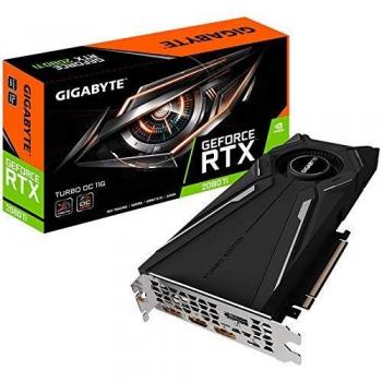 Gigabyte GeForce RTX 2080 Ti Turbo OC 11 GB R2.0 – Gaming-Grafikkarte mit
