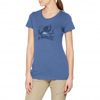Columbia Damen T-Shirt, BIRDY BUDDY, Kurzarm, Baumwolle/Polyester, Blau
