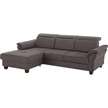 HOME AFFAIRE Ecksofa Solvei in Grau