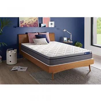 Matelas Actiflex Zen 180x200, Mémoire de forme et ressorts ensachés – 26 cm d’épaisseur – Confort équilibré – 7 zones