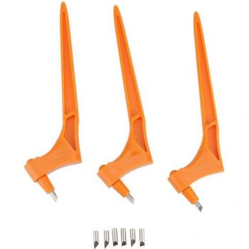 Set de 3 Cuchillos Rotatorios 360° para Manualidades