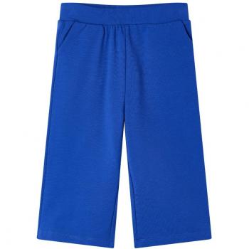 VidaXL Cobalt Blue Wide Leg Kids' Trousers 104