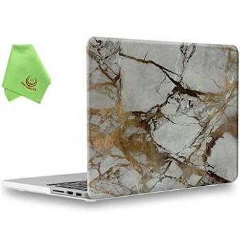 UESWILL Marble Design Hard Shell Cover for MacBook Pro 13 Retina
