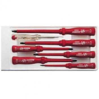 Set de Destornilladores Aislados Mannesmann M 1187-PROFI (7 Piezas)
