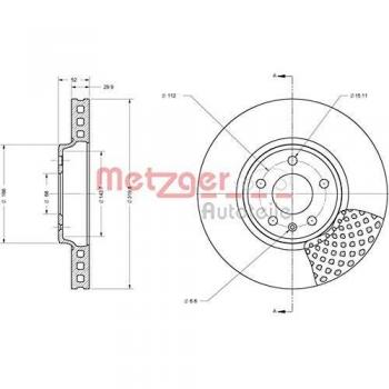 MZGR 6110425 Performance Brake Plate