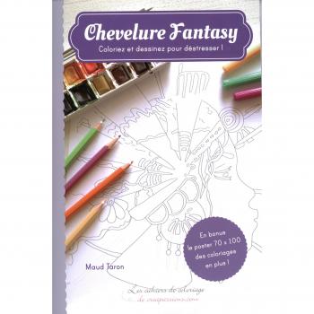 Chevelure fantaisy : Coloriez et dessinez pour déstresser