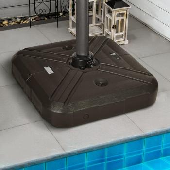 Outsunny 19.5kg Sand Filled Garden Cantilever Parasol Base Weight